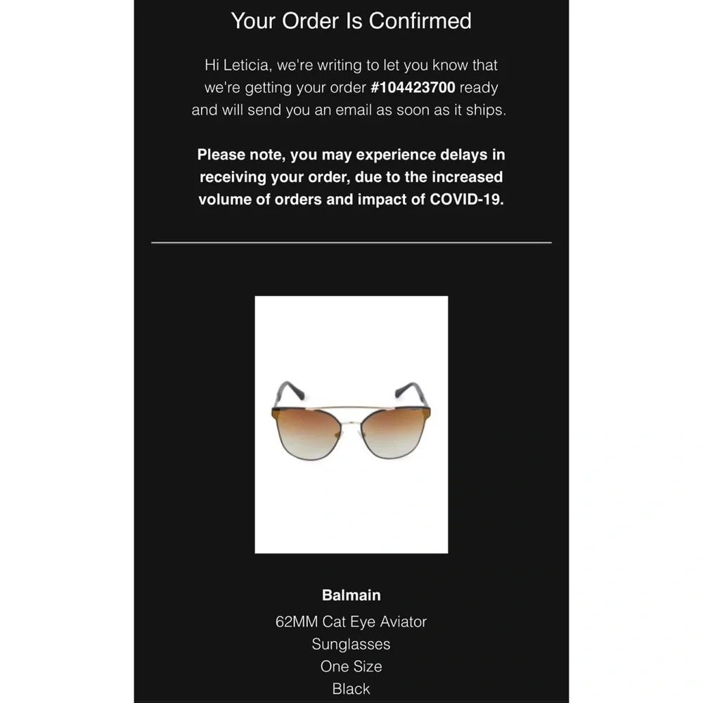 Balmain stylish sunglasses
